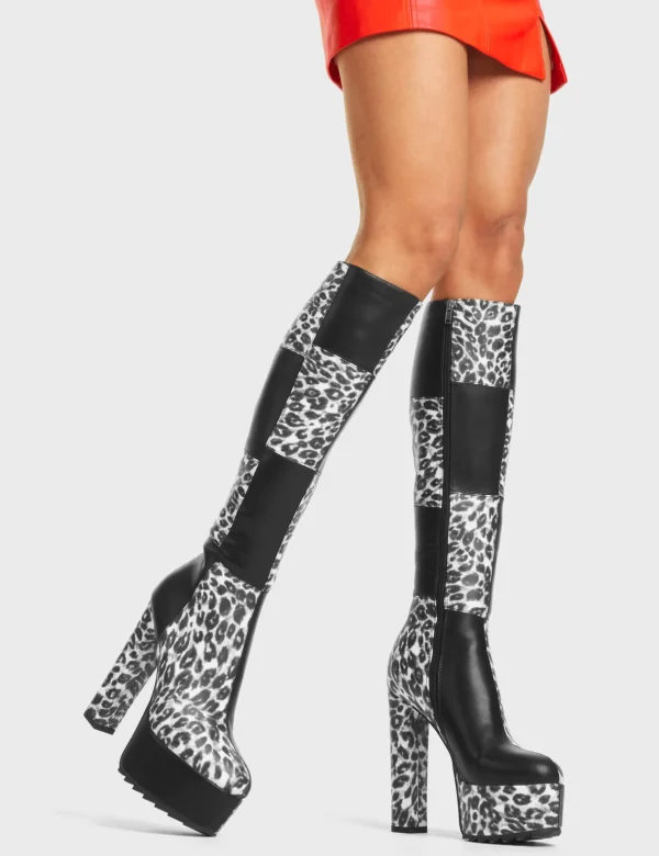 Lamoda Animal | Platform Boots^Alight Platform Knee High Boots