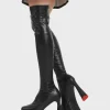 Lamoda Colourful | Hearts^Answer Platform Thigh High Boots