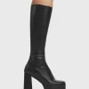 Lamoda Wide Calf | Super Stretch^Bad Gurl Super Stretch Platform Knee High Boots