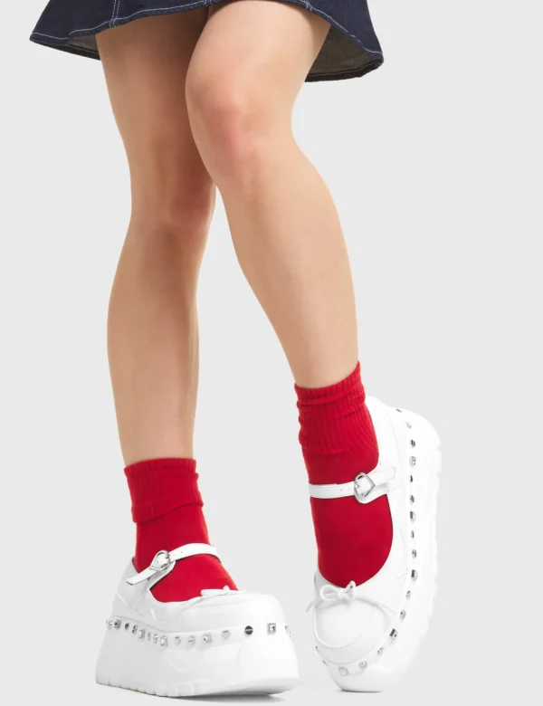 Lamoda Platform | Platform Boots^Beauty Queen Chunky Platform Mary Jane Shoes