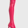 Lamoda Colourful | Pink^Best Day Thigh High Boots
