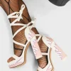 Lamoda Colourful | Pink^Blow Ya Mind Platform Sandals