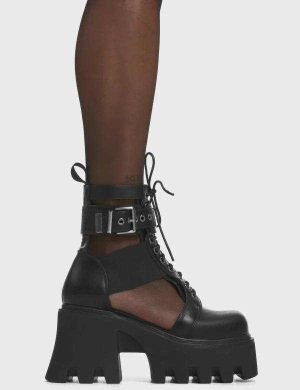 Lamoda Platform Boots | Chunky Boots^Busy Chunky Platform Ankle Boots