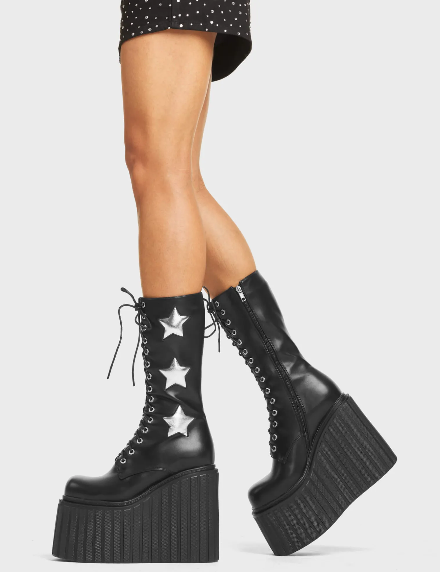 cant_cope_chunky_creeper__3.webp Lamoda Metallic | Creepers^Can't Cope Chunky Creeper Calf Boots