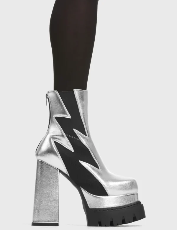 Lamoda Metallic | Platform Boots^Count Me In Platform Ankle Boots