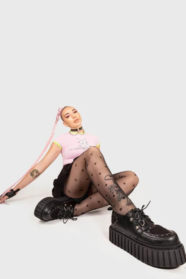 Lamoda Hearts | Creepers^Cryptic Love Chunky Creeper Shoes