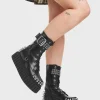 Lamoda Spikes | Creepers^Crystal Clear Chunky Creeper Ankle Boots