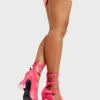 Lamoda Pink | Hearts^Dollface Platform Heels