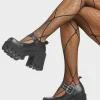 Lamoda Platform | Platform Boots^Evil Mind Chunky Platform Mary Jane Shoes