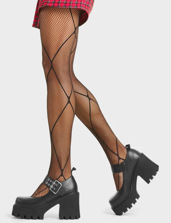 Lamoda Platform | Platform Boots^Evil Mind Chunky Platform Mary Jane Shoes