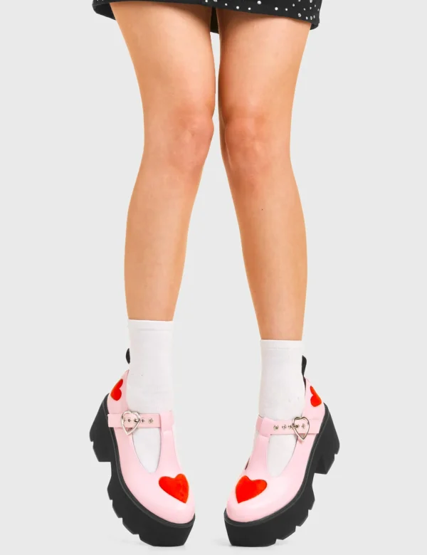 Lamoda Colourful | Pink^Fairytale Chunky Mary Jane Shoes