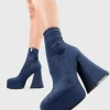 Lamoda Denim | Colourful^Fashion Killer Platform Ankle Boots
