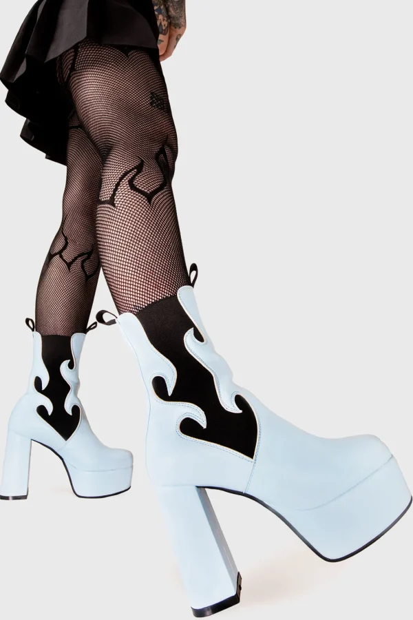 Lamoda Flames | Colourful^Feelings Platform Ankle Boots