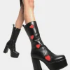 Lamoda Colourful | Hearts^Game Of Love Platform Calf Boots