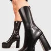 Lamoda Calf Boots | Platform Boots^Going Under Platform Calf Boots