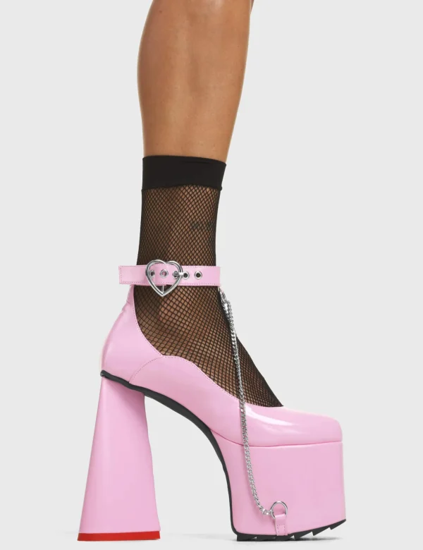 Lamoda Colourful | Pink^Goodbye Forever Platform Heels