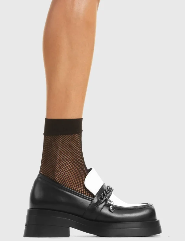 Lamoda Platform | Platform Boots^Head Spin Platform Loafer Shoes