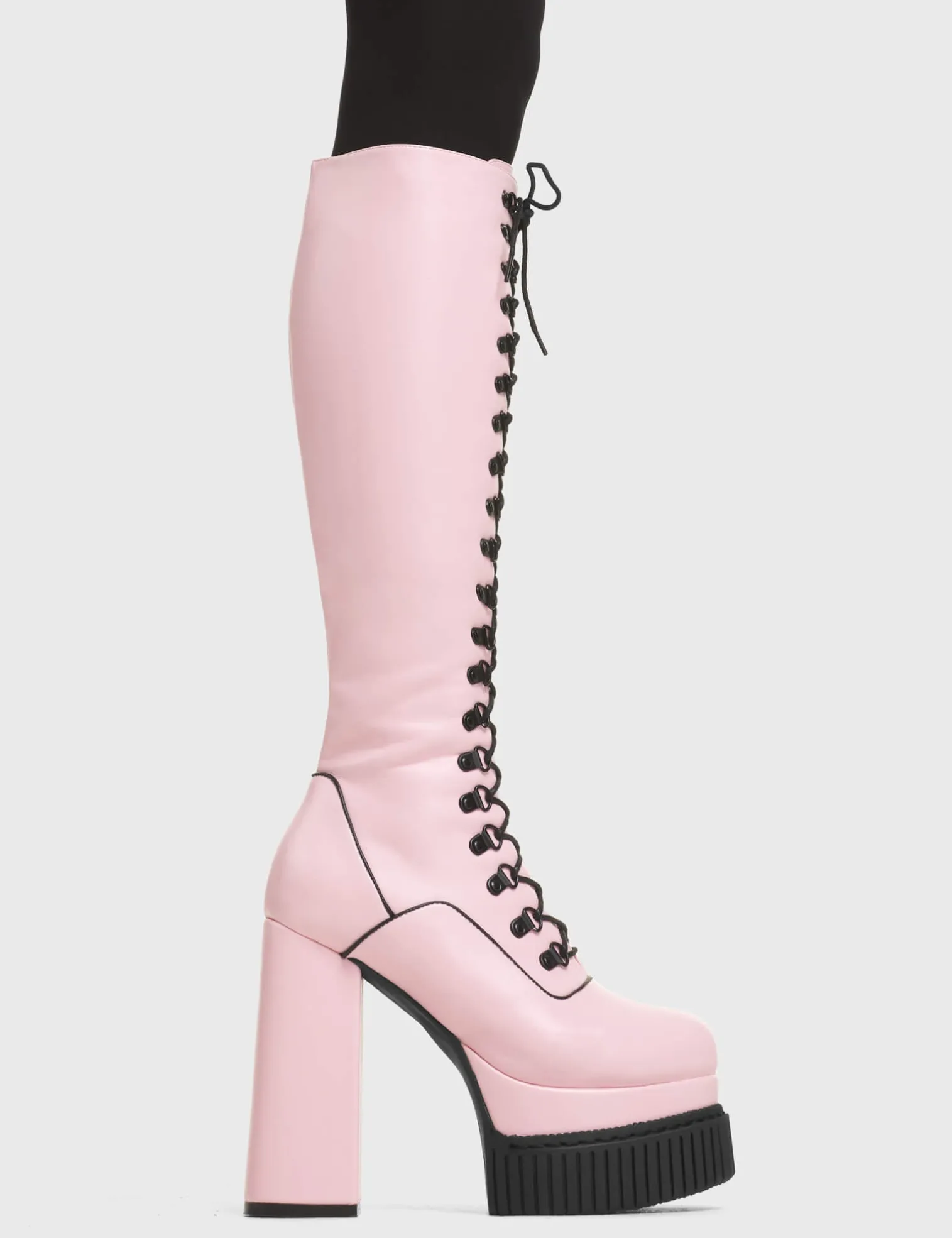 hidden_agenda_creeper_pla_0.webp Lamoda Colourful | Pink^Hidden Agenda Creeper Platform Knee High Boots