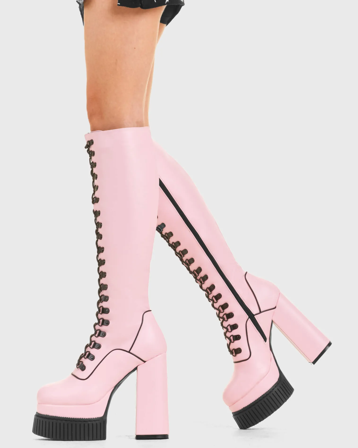 hidden_agenda_creeper_pla_3.webp Lamoda Colourful | Pink^Hidden Agenda Creeper Platform Knee High Boots