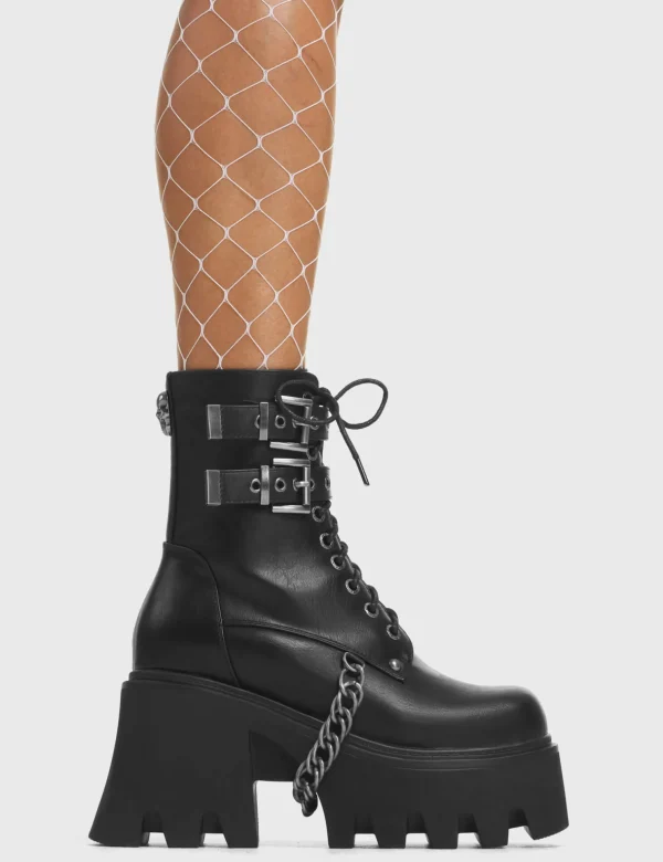 Lamoda Platform Boots | Chunky Boots^Hostages Chunky Platform Ankle Boots