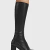 Lamoda Wide Calf | Super Stretch^Humble Super Stretchy Chunky Platform Knee High Boots