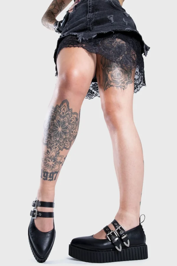 Lamoda Platform | Platform Boots^I'm A Believer Chunky Platform Creeper Shoes