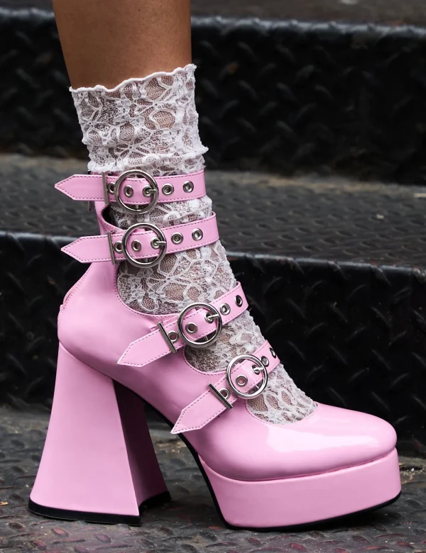 Lamoda Colourful | Pink^Interstellar Platform Heels