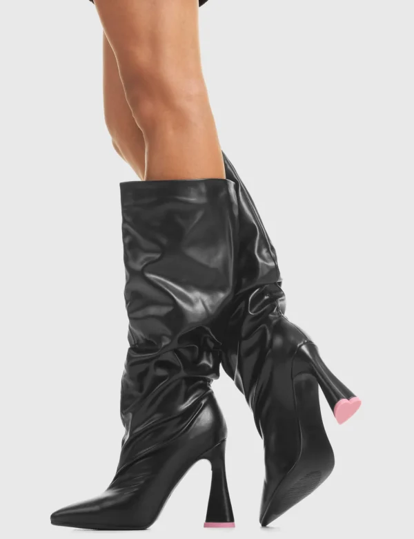 Lamoda Hearts | Platform Boots^It's Giving Platform Calf Boots