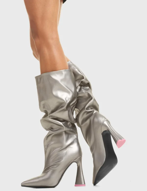Lamoda Hearts | Platform Boots^It's Giving Platform Calf Boots