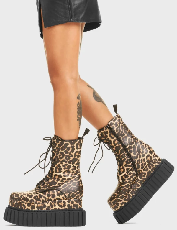 Lamoda Animal | Creepers^Jungle Queen Chunky Creeper Platform Ankle Boots