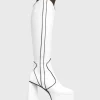 Lamoda Colourful | Hearts^Keep It Up Platform Knee High Boots