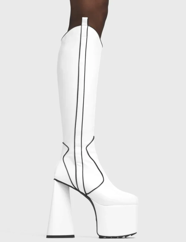 Lamoda Colourful | Hearts^Keep It Up Platform Knee High Boots