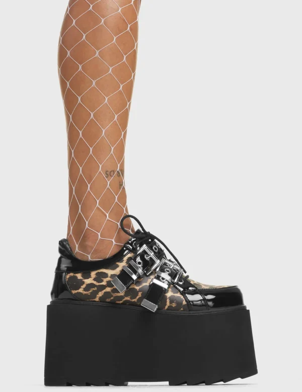 Lamoda Animal | Platform^Kitty Chunky Platform Sneakers