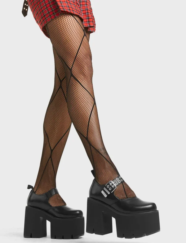 Lamoda Platform | Platform Boots^Lonely Eyes Chunky Platform Mary Jane Shoes