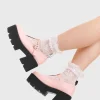 Lamoda Colourful | Pink^Love Story Chunky Mary Jane Shoes