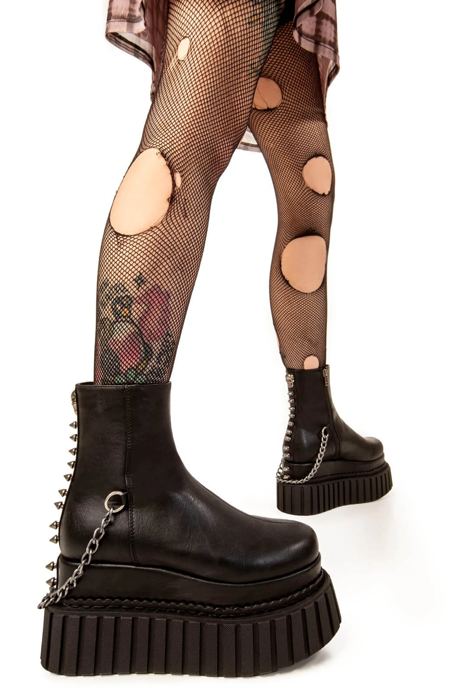 mine_forever_chunky_platf_0.webp Lamoda Spikes | Skulls^Mine Forever Chunky Platform Creeper Ankle Boots