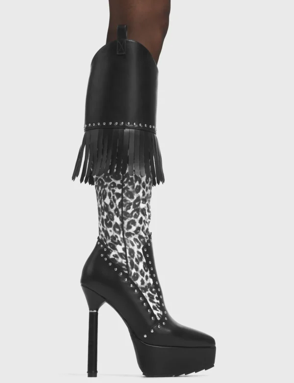 Lamoda Animal | Platform Boots^My Priority Platform Knee High Boots