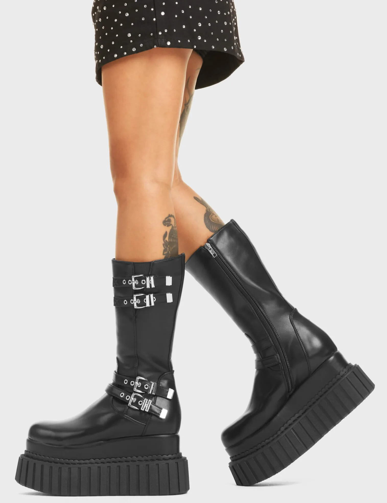 night_time_chunky_creeper_3.webp Lamoda Creepers | Creepers Boots^Night Time Chunky Creeper Platform Calf Boots
