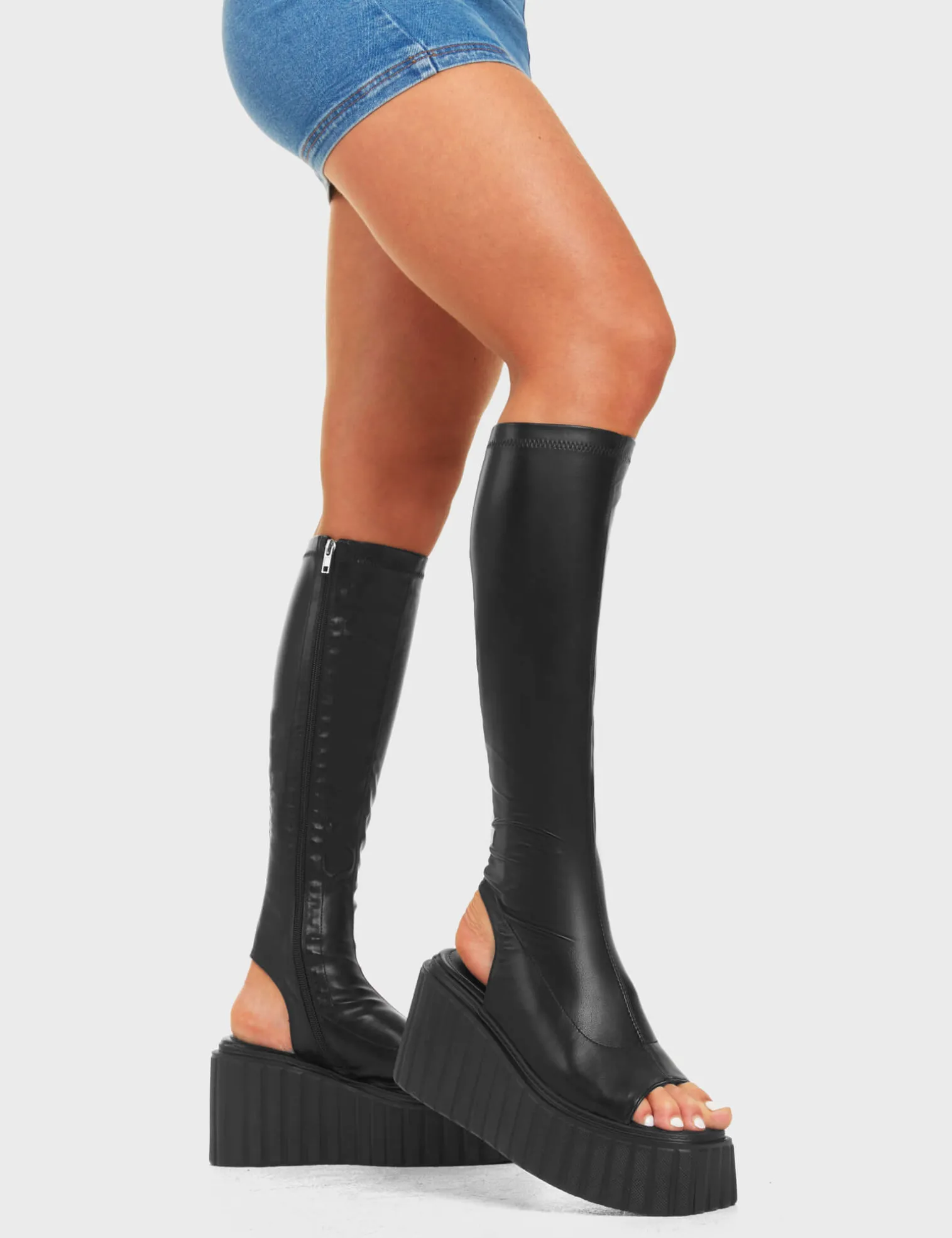 no_hard_feelings_chunky_p_0.webp Lamoda Creepers | Creepers Boots^No Hard Feelings Chunky Platform Creeper Knee High Boots