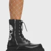 Lamoda Spikes | Skulls^Offend You Chunky Creeper Ankle Boots
