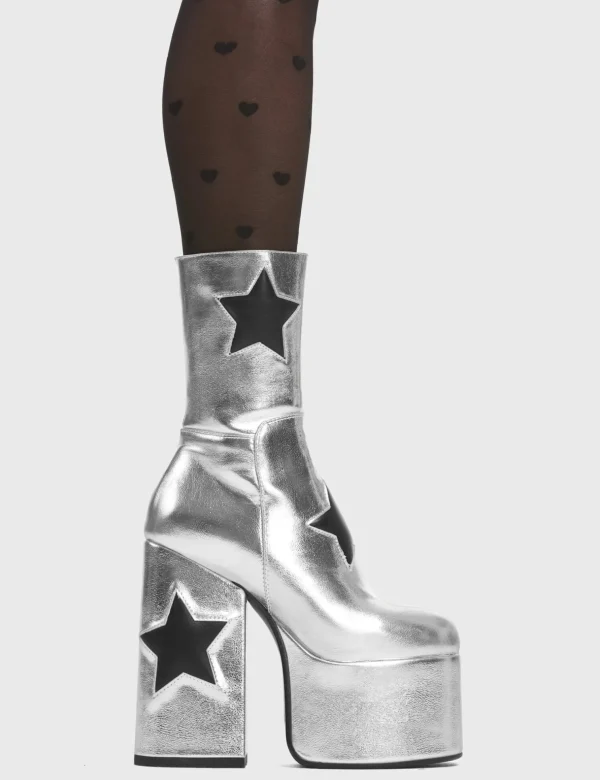 Lamoda Metallic | Platform Boots^Passenger Platform Platform Ankle Boots