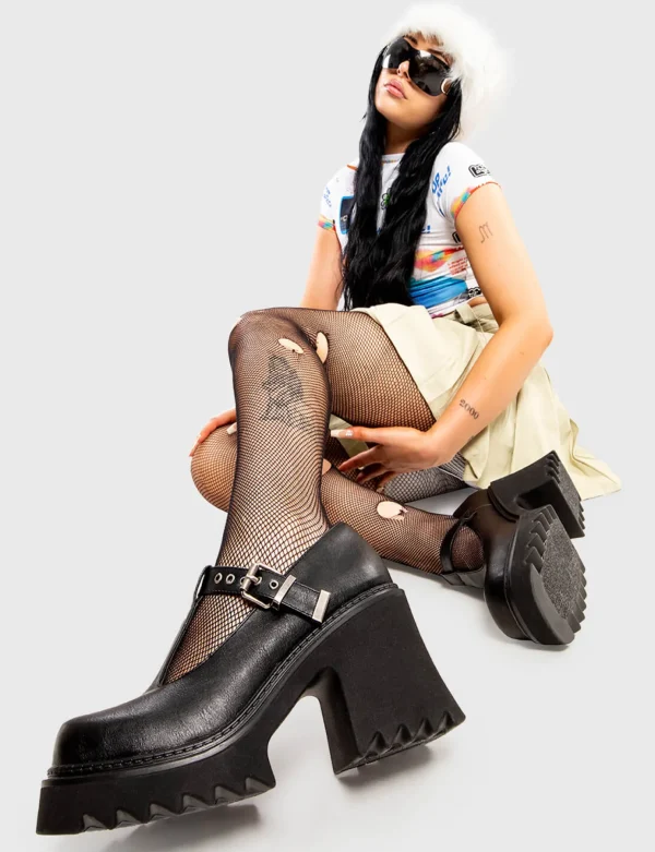 Lamoda Mary Janes^Quiet Storm Chunky Mary Jane Shoes
