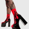Lamoda Flames | Platform Boots^Reborn Platform Ankle Boots