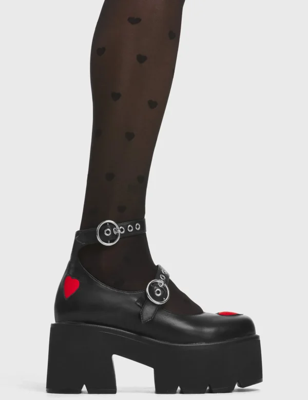 Lamoda Hearts | Mary Janes^Rosey Love Chunky Mary Jane Shoes