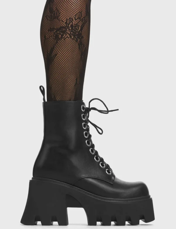Lamoda Platform Boots | Chunky Boots^Run To You Chunky Platform Ankle Boots