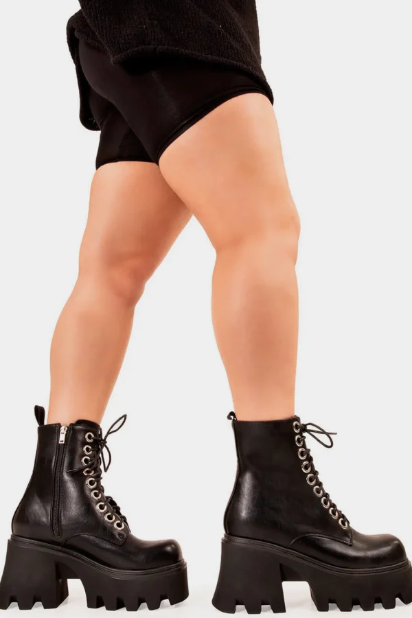Lamoda Platform Boots | Chunky Boots^Run To You Chunky Platform Ankle Boots