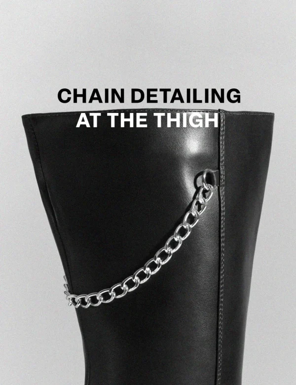 Lamoda Spikes | Skulls^Scream Platform Thigh High Boots