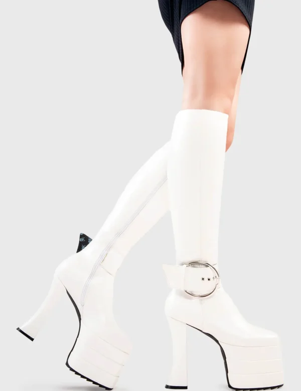Lamoda Colourful | Platform Boots^Short Term Loss Platform Knee High Boots