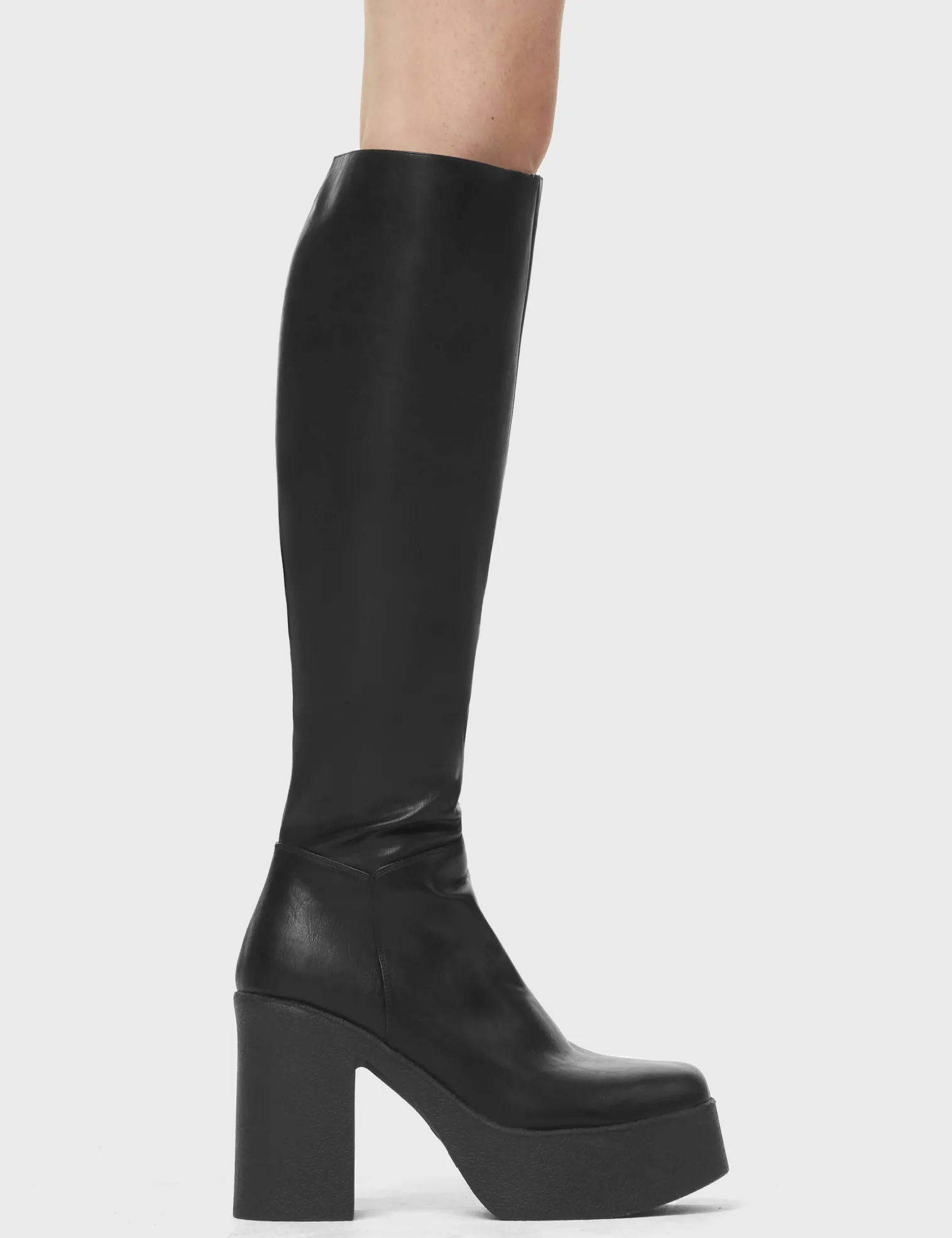 slick_nicks_platform_knee_0.webp Lamoda Platform Boots | Knee High Boots^Slick Nicks Platform Knee High Boots