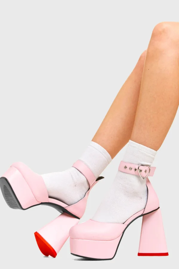 Lamoda Colourful | Pink^Sole Mate Platform Heels